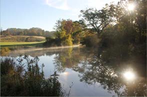 Water Hazard at Sawmill Golf Course Niagara